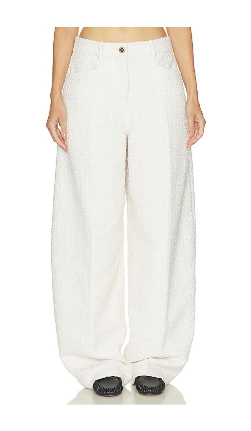 Tweed Barrel Pant in . - size XXS (also in XS, S, M, L, XL) - Helsa - Modalova
