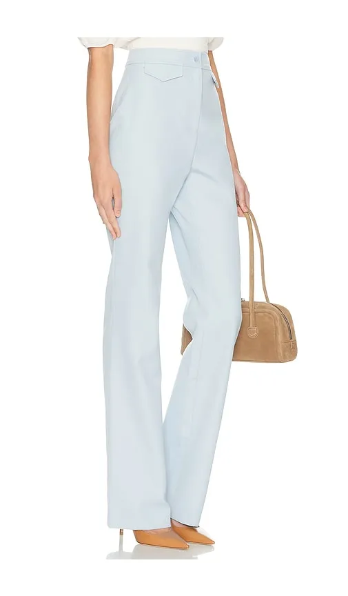 The Kick Flare Suit Pant in Baby Blue. - size L (also in M, S, XL, XS) - Helsa - Modalova