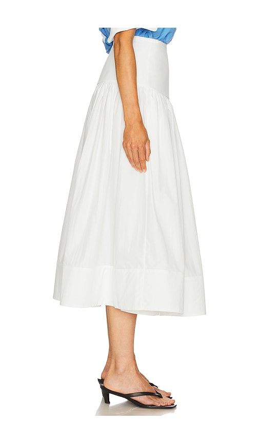 Midi Wrap Skirt in Tech Poplin in . - size L (also in M, XL, XS, XXS) - Helsa - Modalova