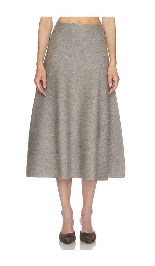 Xanthe Knit Skirt in Grey. - size S (also in XS, XXS) - Helsa - Modalova