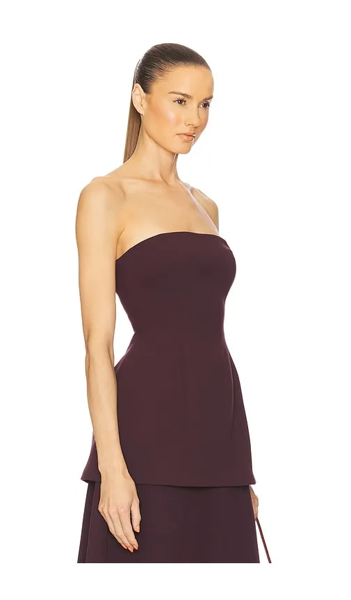 The Heavy Crepe Tunic Top in Purple. - size L (also in M, S) - Helsa - Modalova