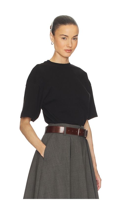 The Sculpted Tee in Thick Jersey in . - size L (also in M, S, XL, XS, XXS) - Helsa - Modalova