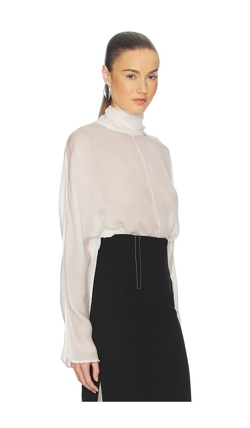 Dolman Popover Top in Cupro in . - size L (also in M, S, XS) - Helsa - Modalova