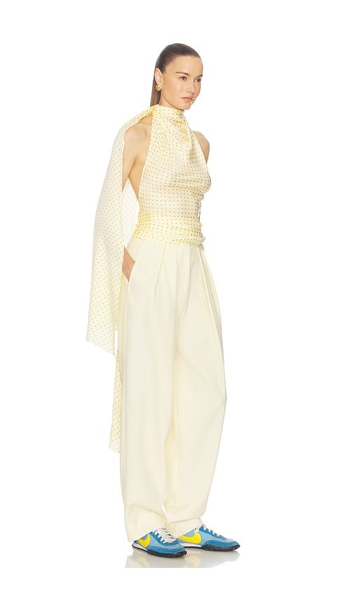 Natasha Silk Halter in . - size L (also in M, S, XL, XS, XXS) - Helsa - Modalova