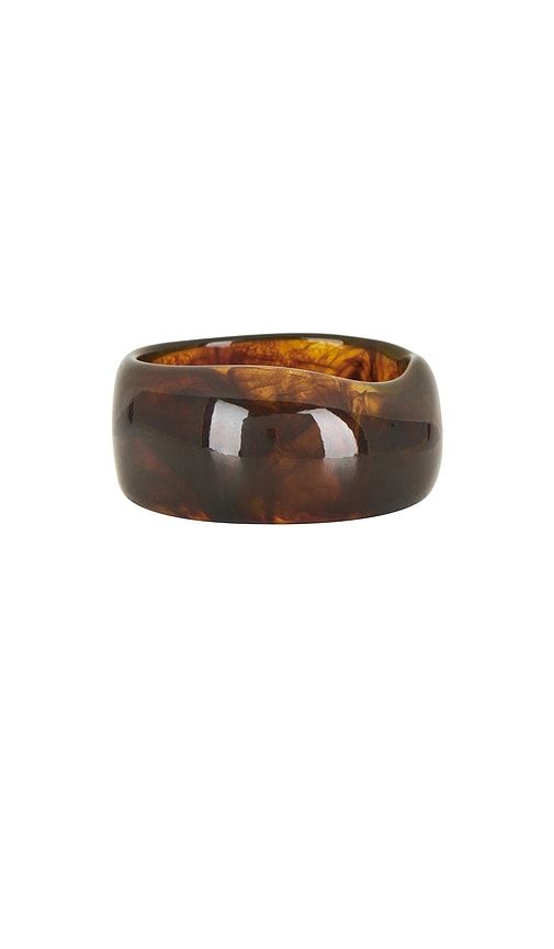 Kaia Bangle in Burnt Orange in Brown - Heaven Mayhem - Modalova