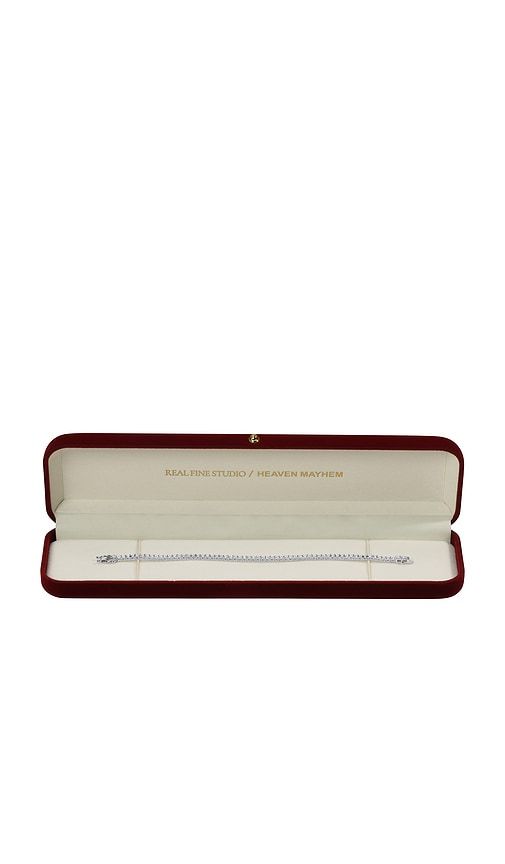Lab Grown Tennis Bracelet in Metallic - Heaven Mayhem - Modalova