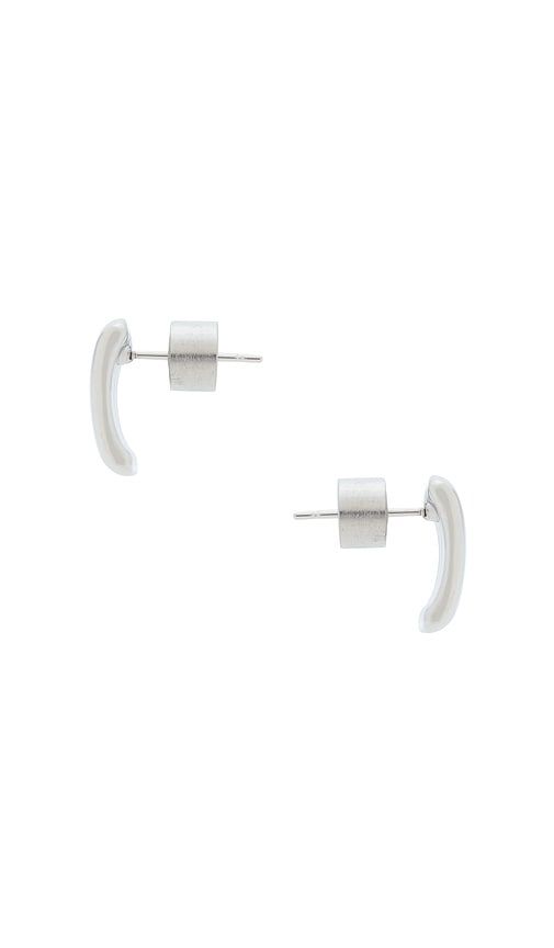 Clemmie Maxi Stud Earrings in Metallic - Heaven Mayhem - Modalova