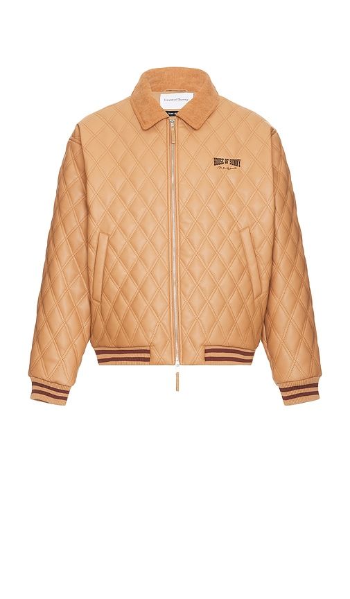 Midcentury Quilt Bomber Jacket in . - size L (also in XL/1X) - House of Sunny - Modalova