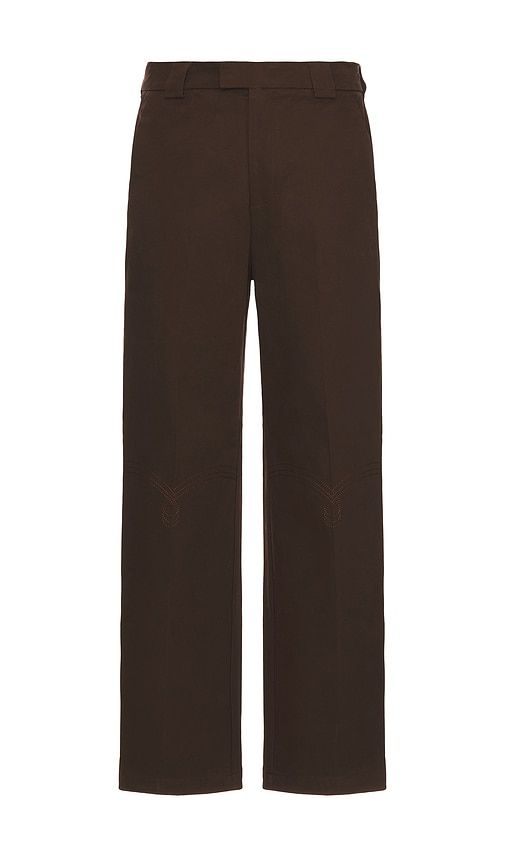 Tailored Worker Pants in Brown. - size L (also in S, XS) - House of Sunny - Modalova