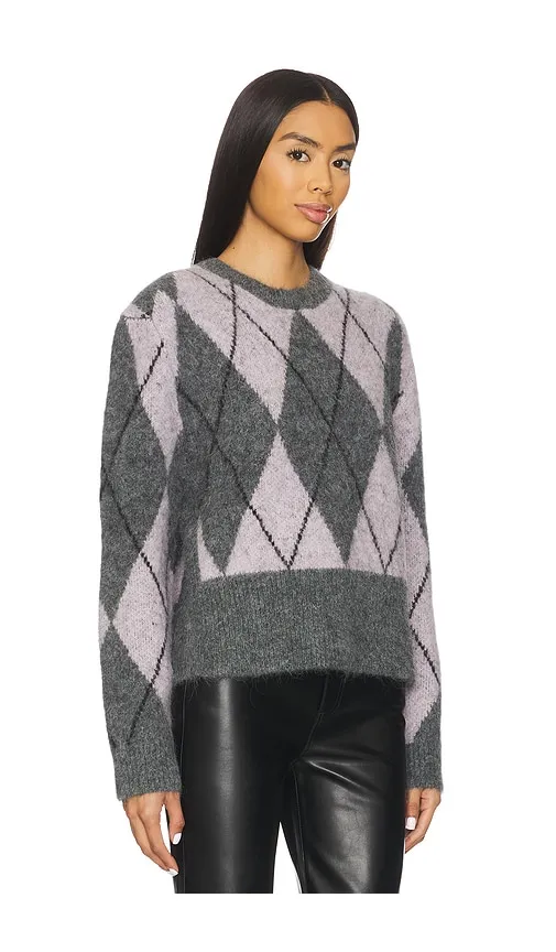 Carter Knit Blouse in Grey. - size L (also in M) - HERSKIND - Modalova