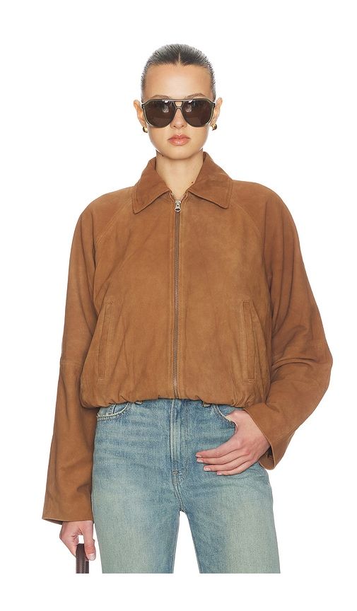 Ray Suede Jacket in Brown. - size 38 (also in 40) - HERSKIND - Modalova