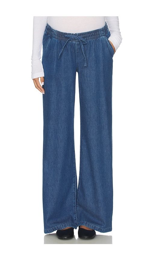 The Denim Drawstring Gavin Pant in Blue. - size 3 (also in 4) - HATCH - Modalova