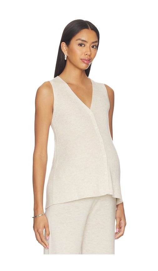 The Knit Nursing Tank Top in Beige. - size M (also in XL) - HATCH - Modalova