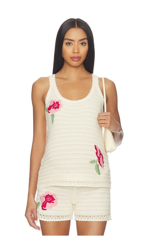 The Cecilia Tank Top in Cream. - size M (also in S, XS) - HATCH - Modalova
