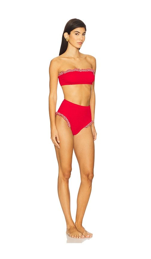 Hunza G Peggy Bikini Set in Red - Hunza G - Modalova