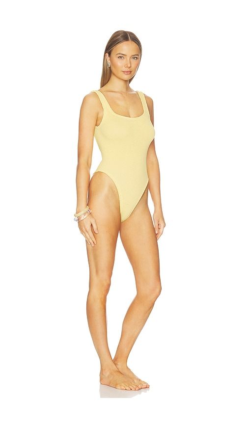 Square Neck One Piece in Yellow - Hunza G - Modalova