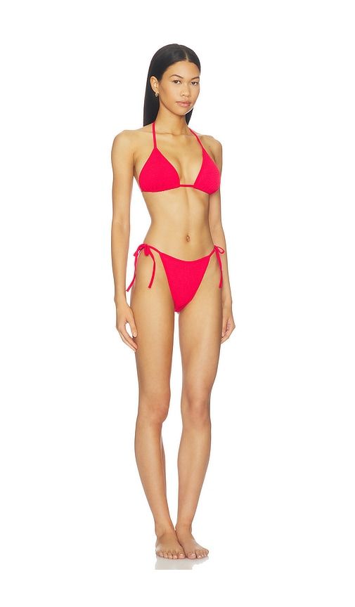 Hunza G Gina Bikini Set in Red - Hunza G - Modalova