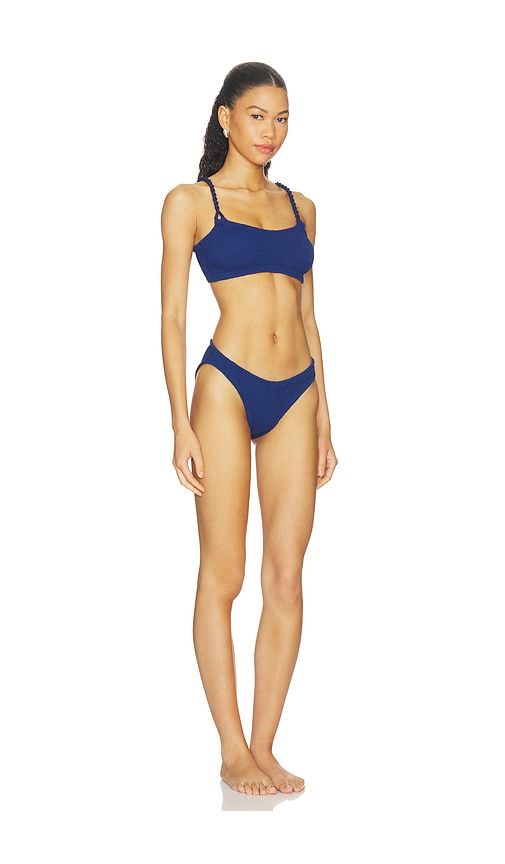 Hunza G Phoebe Bikini Set in Navy - Hunza G - Modalova
