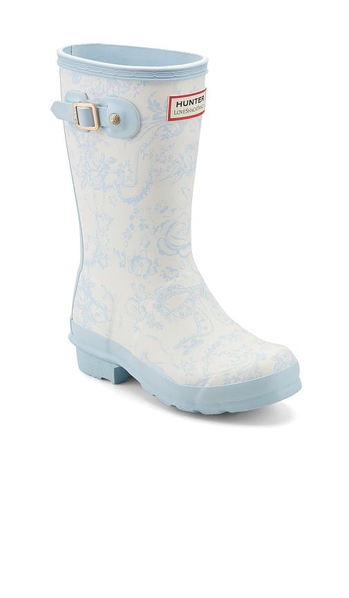 X LoveShackFancy Junior Original Short Rain Boot in Blue. - size 1 (also in 13, 3, 4) - Hunter - Modalova