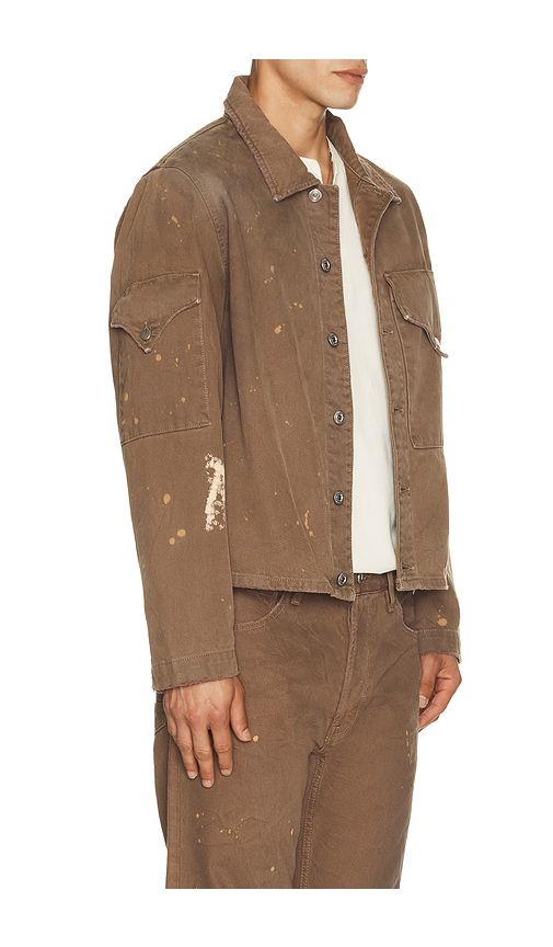 Flap Shirt in Brown. - size L (also in M, S, XL/1X) - Hudson Jeans - Modalova