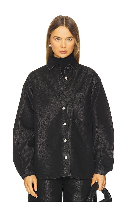 Barrel Shacket in Black. - size M (also in S) - Hudson Jeans - Modalova