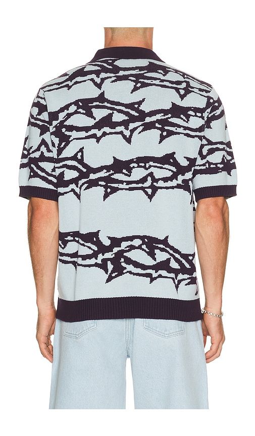 Fantasies Knit Polo in Blue. - size M (also in S) - HUF - Modalova