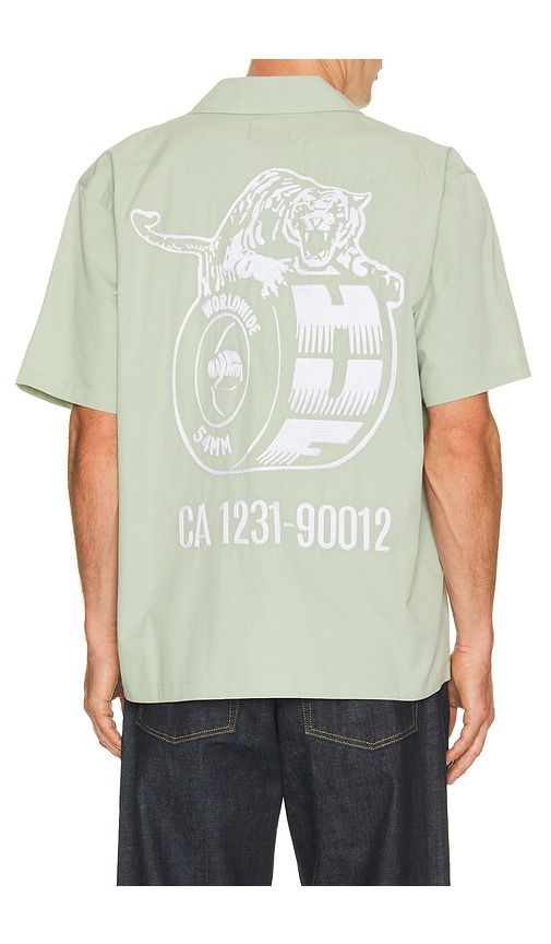 Urethane Work Shirt in Green. - size L (also in M, S, XL/1X) - HUF - Modalova
