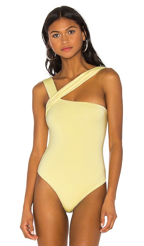 Halsey Bodysuit in Yellow. - size XL (also in XS, XXS) - h:ours - Modalova