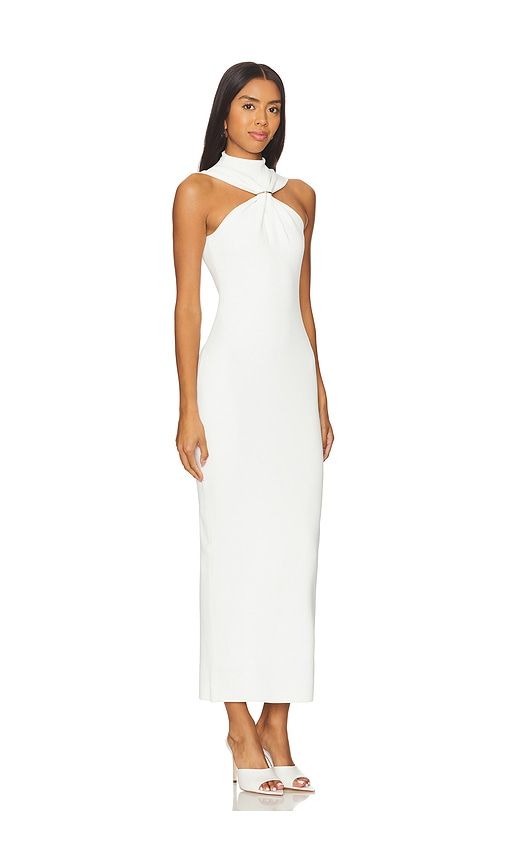 The Angelica Gown in White. - size L (also in S) - Herve Leger - Modalova