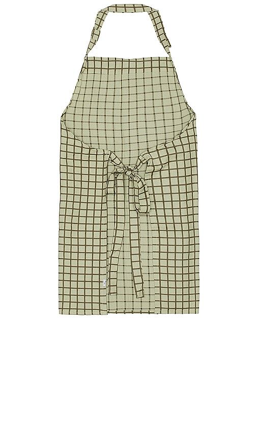 Essential Check Apron in Green - HAWKINS NEW YORK - Modalova