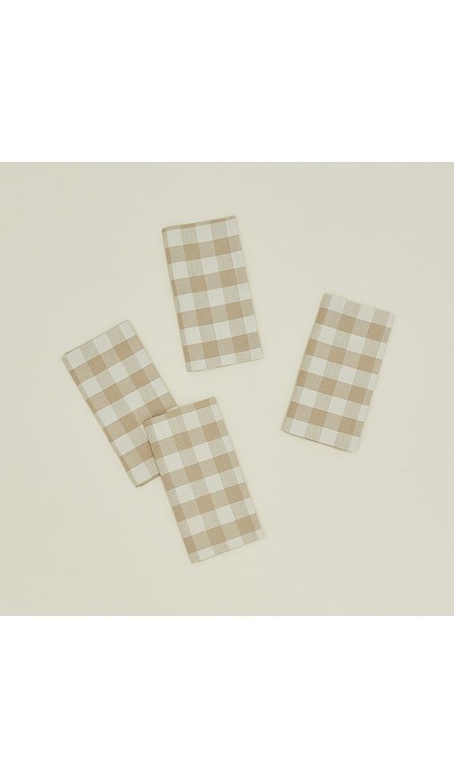 Essential Gingham Napkins Set Of 4 in - HAWKINS NEW YORK - Modalova
