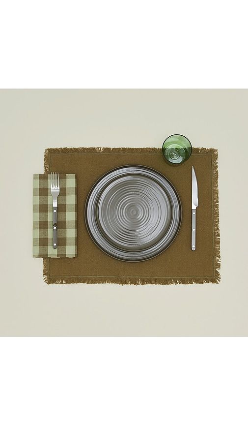Essential Gingham Dinner Napkins Set Of 4 in Green - HAWKINS NEW YORK - Modalova