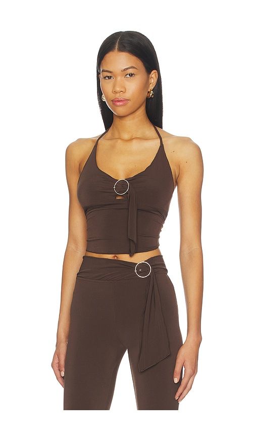 Siofra Top in Chocolate. - size L (also in M, S, XL, XS) - I.AM.GIA - Modalova