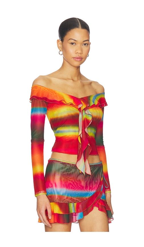 Mariska Top in Orange,Fuschia. - size S (also in XXS, XS) - I.AM.GIA - Modalova