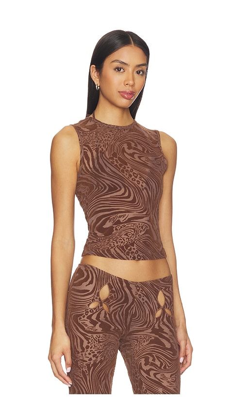 Amina Top in Chocolate. - size L (also in M, S, XS, XXS) - I.AM.GIA - Modalova