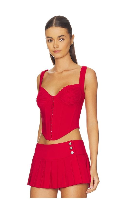 Bri Corset Top in Red. - size L (also in M, S, XL, XS, XXS) - I.AM.GIA - Modalova
