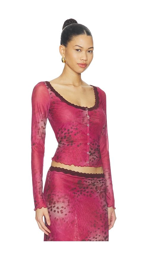 Scarlet Top in Burgundy. - size M (also in S, XS, XXS) - I.AM.GIA - Modalova