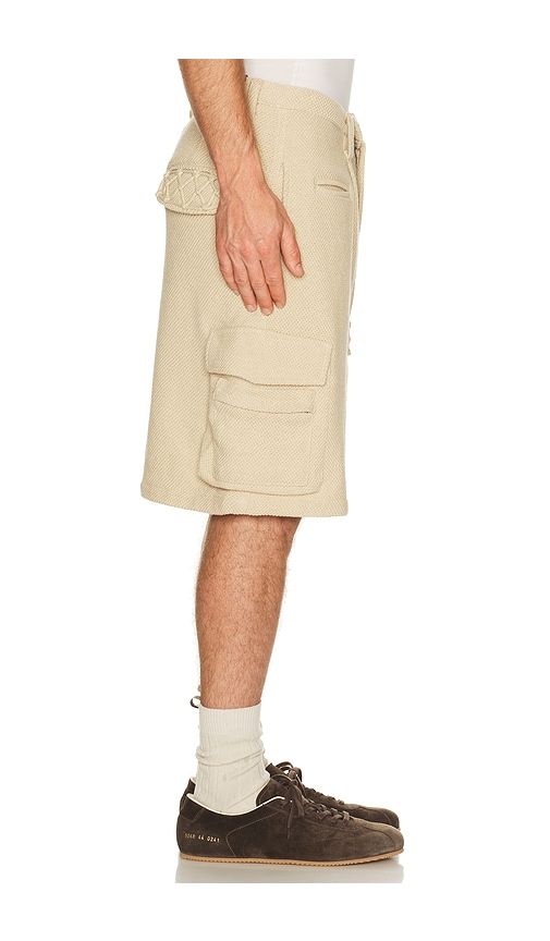 Gridmarch Short in Cream. - size L (also in M, S, XL/1X) - ISA BOULDER - Modalova