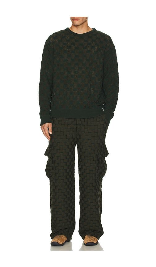 Rectangle Sweater in Dark Green. - size L (also in M) - ISA BOULDER - Modalova