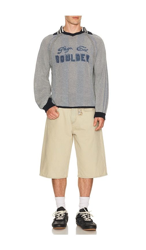 Athletic Stripe Sweater in . Size L. Also in M, S, XL/1X - ISA BOULDER - Modalova