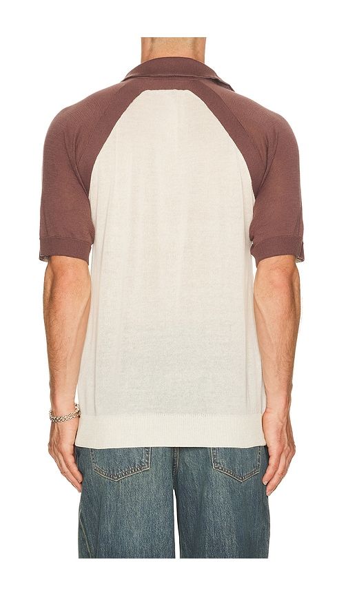 Raglan Polo Shirt in . - size L (also in M, S, XL/1X) - ISA BOULDER - Modalova