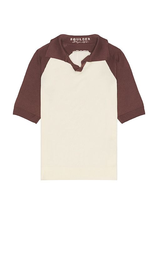 Raglan Polo Shirt in . Taglia L. Also in M, S, XL/1X - ISA BOULDER - Modalova