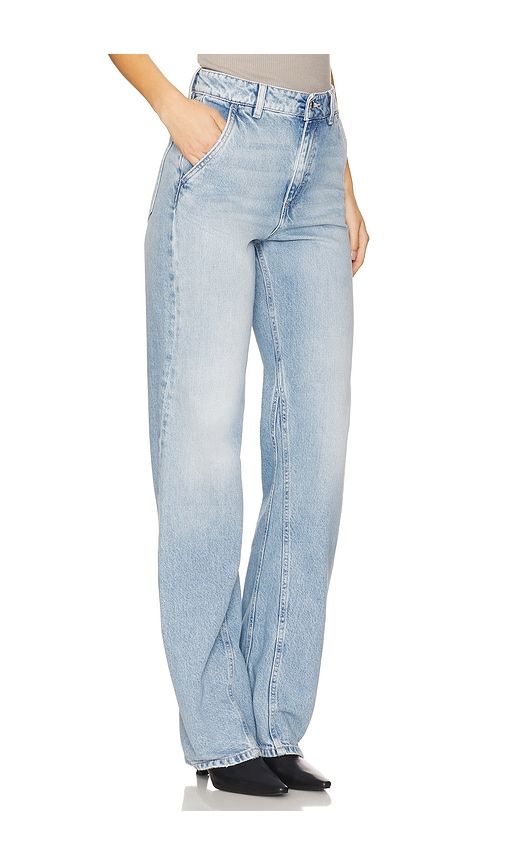 Annie Straight Leg Jeans in Blue. - size 25 (also in 26, 27, 32) - Icon Denim - Modalova