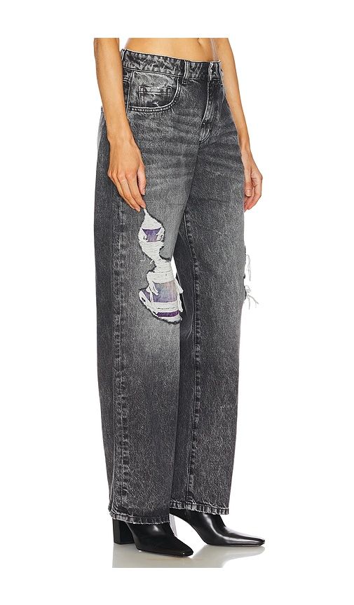 Bea Daddy Wide Leg Jeans in Grey. - size 24 (also in 25) - Icon Denim - Modalova