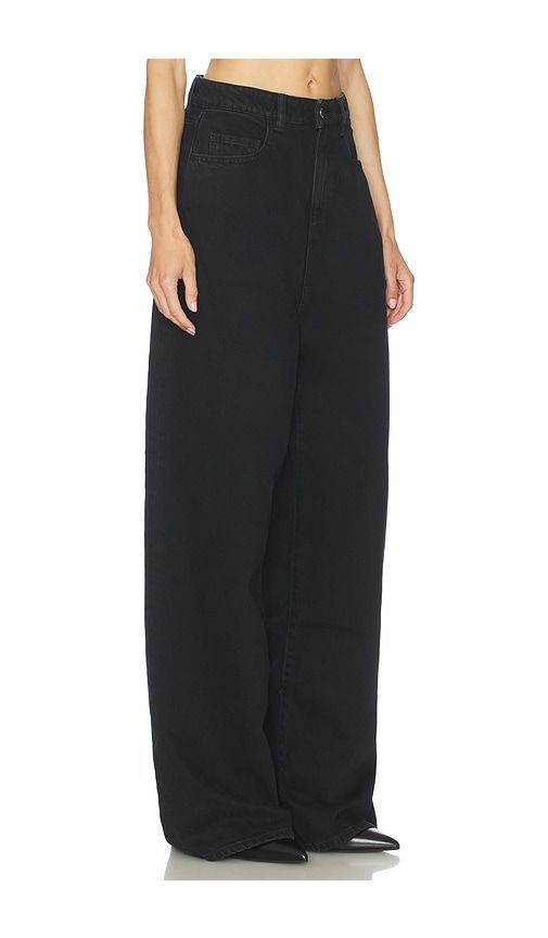 Coco Wide Leg Jeans in Black. - size 27 (also in 28, 29) - Icon Denim - Modalova