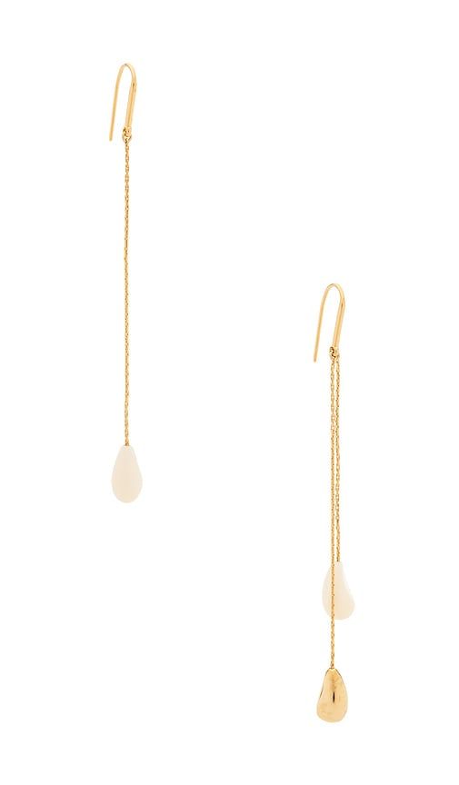 Asymmetric Earrings in Metallic Gold - Isabel Marant - Modalova