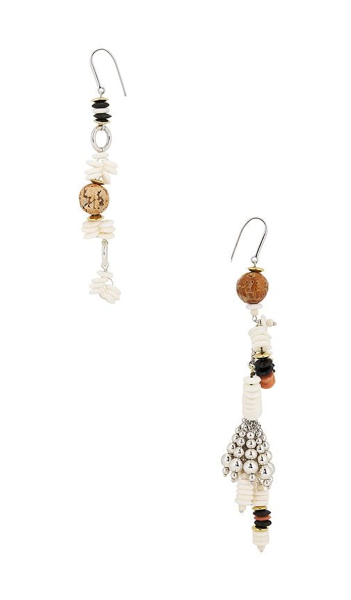 Asymmetric Earrings in Metallic - Isabel Marant - Modalova