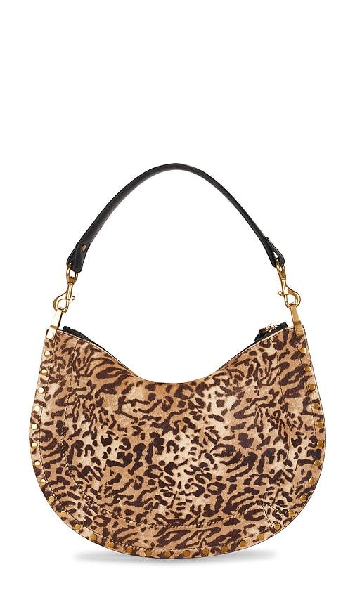 Oskan Soft Zip Bag in Brown - Isabel Marant - Modalova