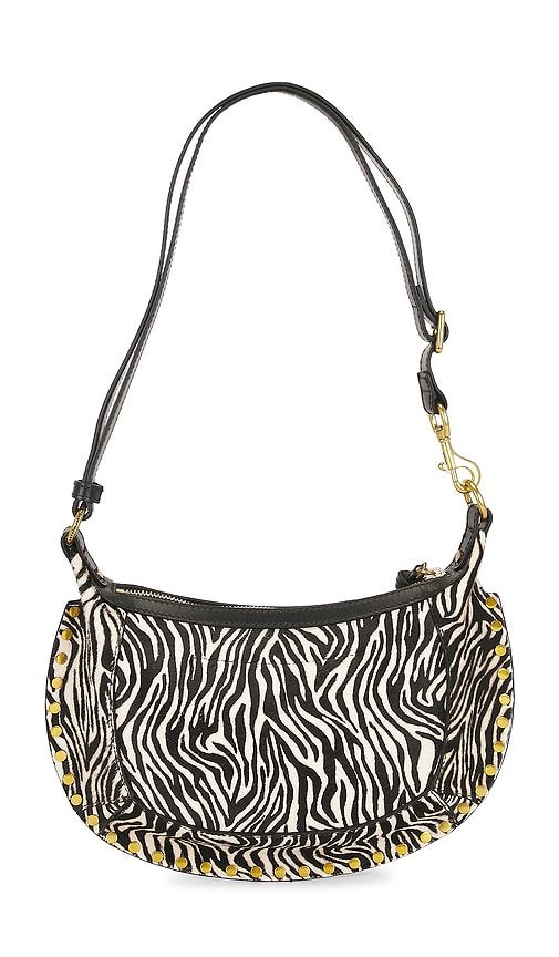 Oskan Moon Bag in Black & White - Isabel Marant - Modalova