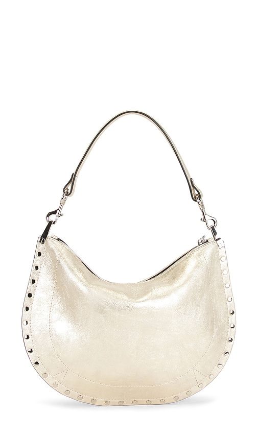 Oskan Soft Zip in Metallic Gold - Isabel Marant - Modalova